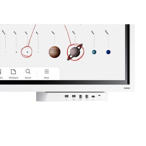 Display interactiv Samsung Flip Pro WMB LH75WMBWLGC, 75inch, 3840x2160pixeli, Tizen 6.5, Light Gray