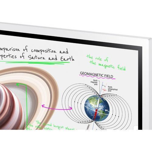 Display interactiv Samsung Flip Pro WMB LH75WMBWLGC, 75inch, 3840x2160pixeli, Tizen 6.5, Light Gray