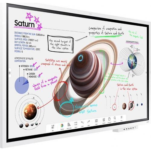 Display interactiv Samsung Flip Pro WMB LH75WMBWLGC, 75inch, 3840x2160pixeli, Tizen 6.5, Light Gray