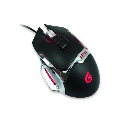 Mouse Optic Conceptronic DJEBBEL02B, USB-A, Black-Silver