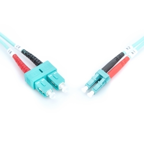 Patch Cord Fibra Optica Digitus by Assmann DK-2532-02/3, Multi-Mode, OM3, Duplex LC - Duplex SC, 2 m