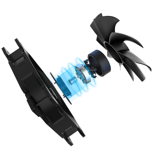 Ventilator PcCOOLER DN-120 3-IN-1, 120mm, 3 bucati