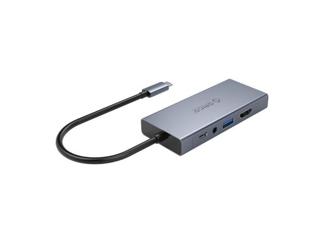 Docking Station Orico Multifunctional MC-U501P, Space Grey