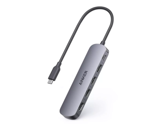 Docking Station USB Anker 5-in-1, Gray