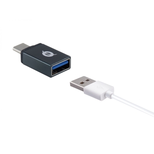 Adaptor OTG Conceptronic DONN03G, USB-C - USB-A, Grey, 2 bucati