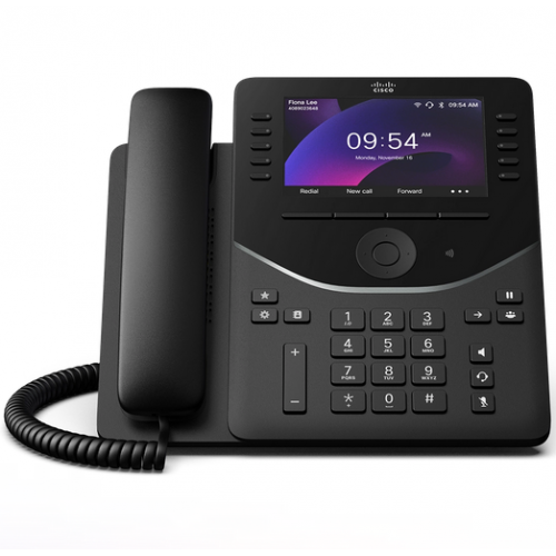 Telefon IP Cisco Desk Phone 9861 NR, 130 linii, Carbon Black