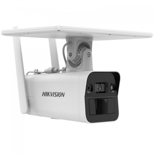 Camera IP Bullet 4G cu panou solar Hikvision DS-2XS2T41G1-ID/4G/C05S07(4MM), 4MP, Lentila 4mm, IR 30m