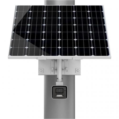 Camera IP Bullet 4G cu panou solar Hikvision DS-2XS6A87G1-LS2, 8MP, Lentila 2.8mm, IR 30m