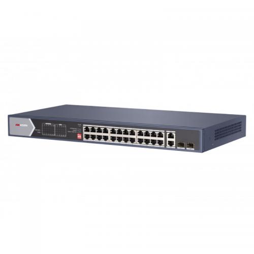 Switch Hikvision DS-3E0528HP-E, 28 porturi