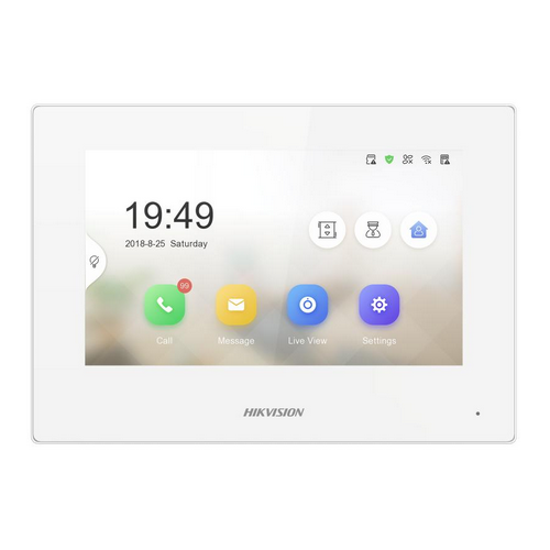 Monitor Videointerfon Hikvision DS-KH6320-LE1/WH(B), 7inch