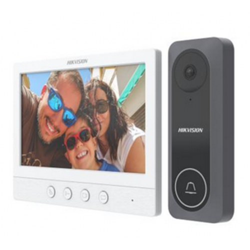 Kit post videointerfon IP Hikvision DS-KIS212