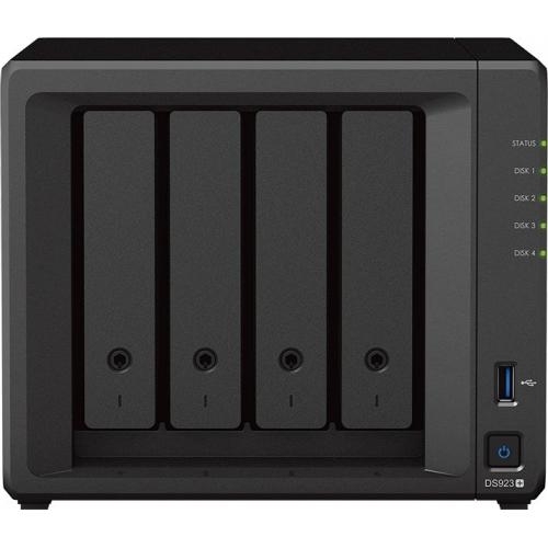 Bundle NAS Synology DiskStation DS923+, 4 GB + 4 x Hard Disk Seagate IronWolf 2 TB, SATA3, 256 MB, 3.5 inch