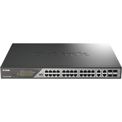 Switch DLink DSS-200G-28MPP, 24 porturi, PoE