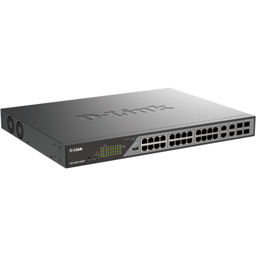 Switch DLink DSS-200G-28MPP, 24 porturi, PoE