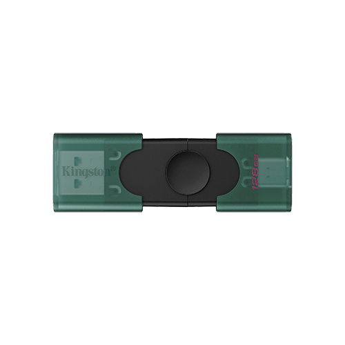 Memorie USB Kingston DataTraveler Duo G2, 128GB, USB/USB-C, Green