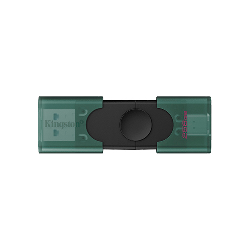 Memorie USB Kingston DataTraveler Duo G2, 256GB, USB/USB-C, Green