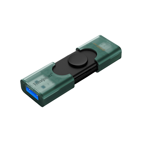 Memorie USB Kingston DataTraveler Duo G2, 256GB, USB/USB-C, Green