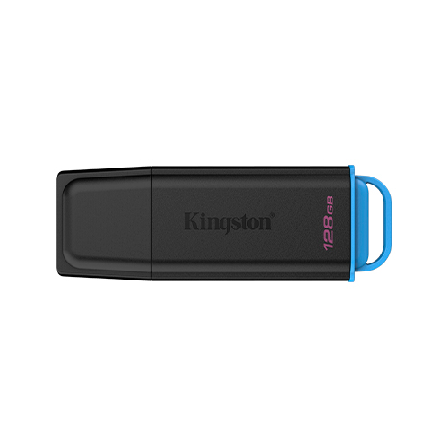 KINGSTON 128GB Portable USB 3.2 Gen 1 DataTraveler Exodia Black/Blue
