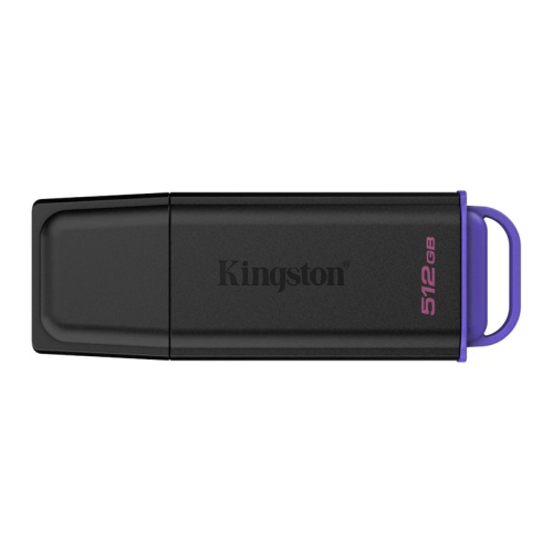 KINGSTON 512GB Portable USB 3.2 Gen 1 DataTraveler Exodia Black/Purple