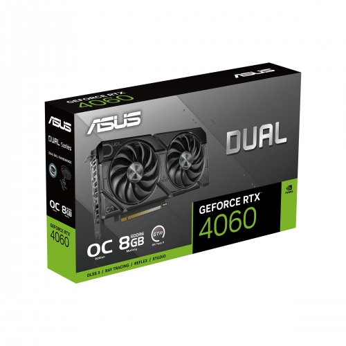 Placa video ASUS nVidia GeForce RTX 4060 DUAL EVO OC 8GB, GDDR6, 128bit