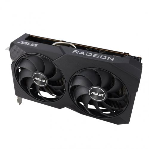 Placa video ASUS AMD Radeon RX 7600 Dual OC V2 8GB, GDDR6, 128bit