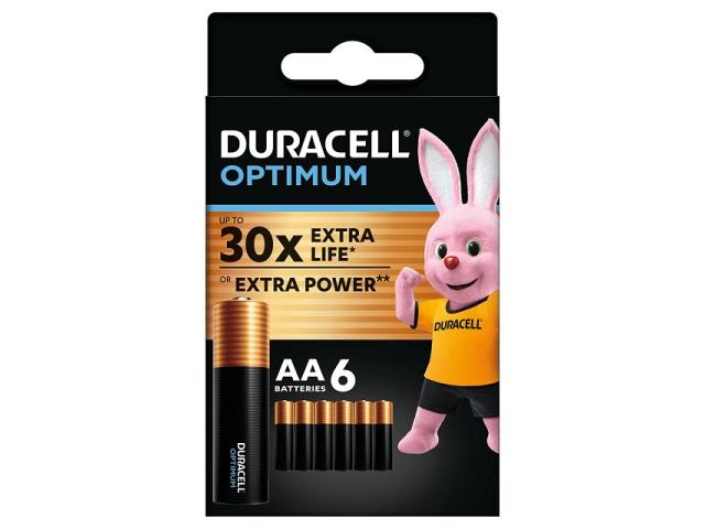 Duracell Optimum (AA) R6 1.5V 6buc DURACELL HCT012-169