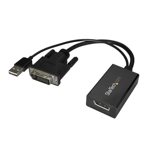 Adaptor Startech DVI2DP2, DVI - Displayport, Black