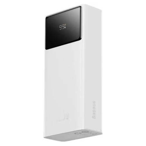 POWER BANK Baseus EnerFill FP41, 30000mAh, 22.5W, display, 1 x USB, 1 x USB Type-C, cablu inclus USB la USB Type-C 0.3m, alb, 