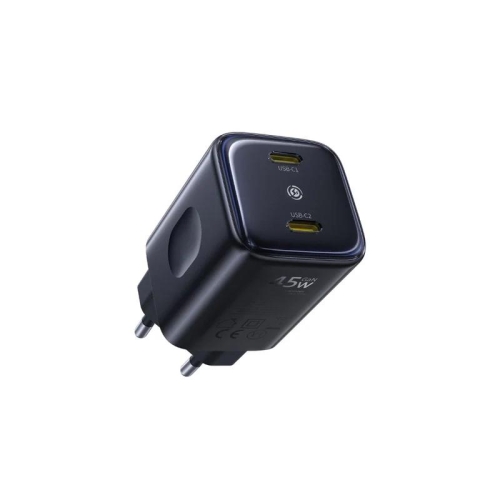 INCARCATOR retea Baseus PicoGo AN13, Quick Charge 45W, 2 x USB Type-C, negru 