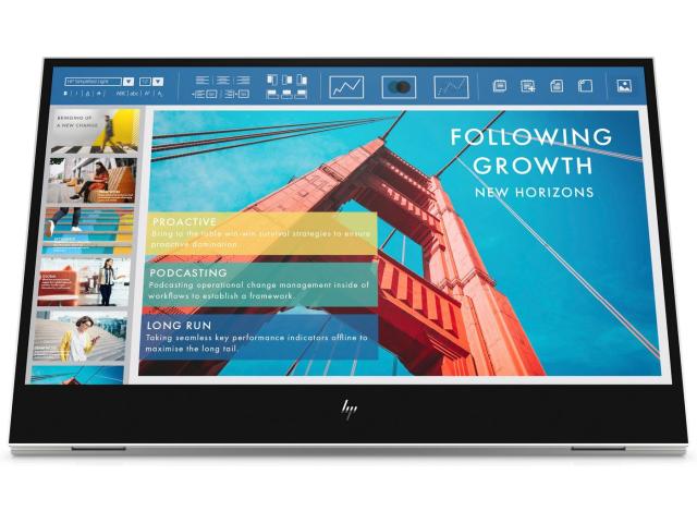 Monitor LED Portabil E14 G4, 14inch, 1920x1080, 5ms GTG, Silver
