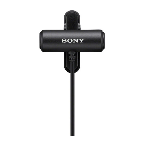 Microfon tip lavariera Sony ECM-LV1, 3.5 mm jack, Black