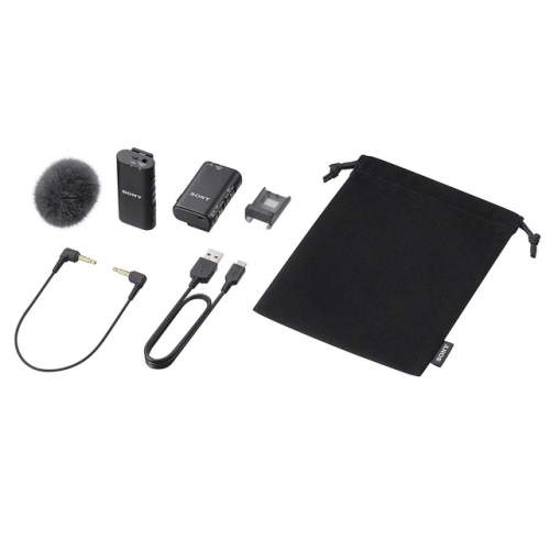 Microfon tip lavariera Sony ECM-W2BT, Bluetooth, Black