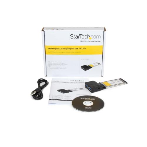 Adaptor Express Card Startech ECUSB3S22, ExpressCard - USB 3.0