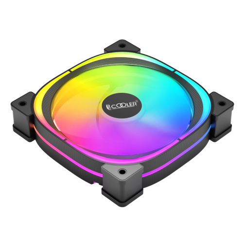 Ventilator PcCOOLER EF120 ARGB Black, 120mm