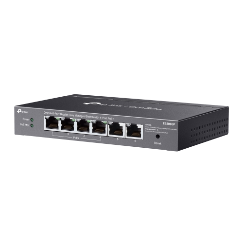 Switch TP-Link ES206GP, 6 porturi, PoE+