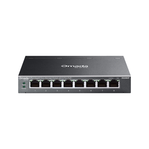 8-PORT 1G EASY MANAGED SWITCH/8X POE+ 64 W POE POWER FANLESS