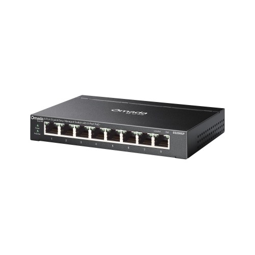 8-PORT 1G EASY MANAGED SWITCH/8X POE+ 64 W POE POWER FANLESS