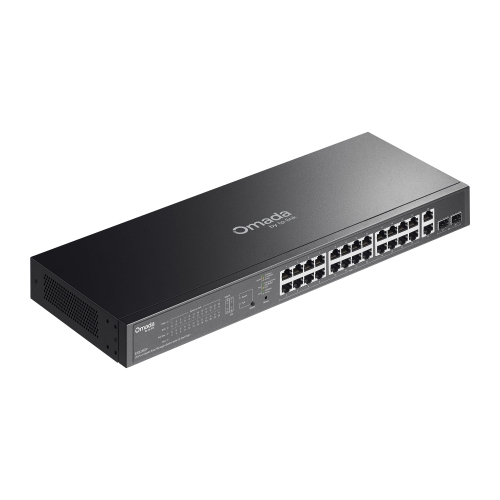 28-PORT 1G EASY MANAGED SWITCH/24X POE+ 2X SFP 250W POE POWER