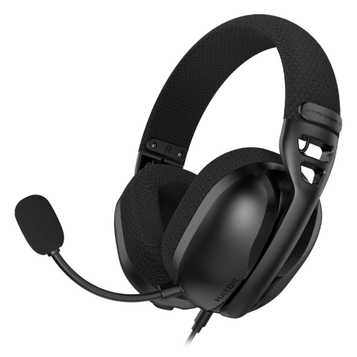 Casti cu fir Hator Hyperpunk 3, 3.5 mm jack, Black