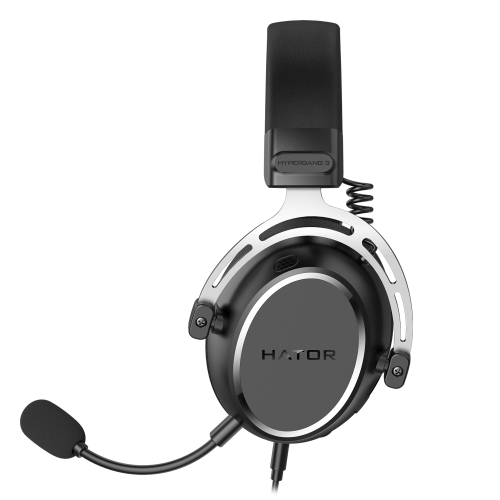 Casti cu microfon Hator Hypergang 3, 3.5 mm jack, Black