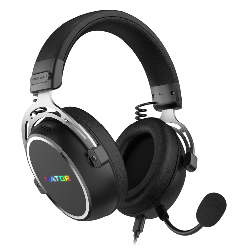 Casti cu microfon Hator Hypergang 3, USB-C/USB-A, Black