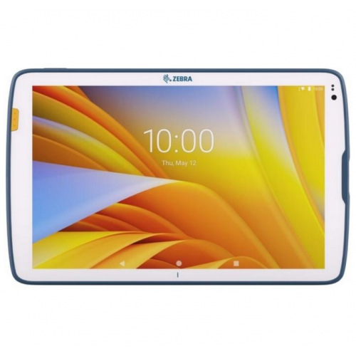 Tableta Zebra ET40 Healthcare ET40AB-0H1C2B0-A6, Qualcomm Snapdragon SM6375 Octa Core, 10.1inch, RAM 8GB, Flash 128GB, 2D, Wi-Fi, BT, Android 11, White-Blue