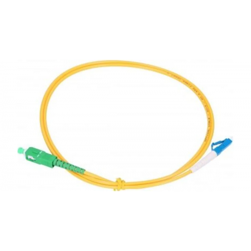 Patch Cord Extralink EX.2756, SC/APC-LC/UPC, 1m, Yellow