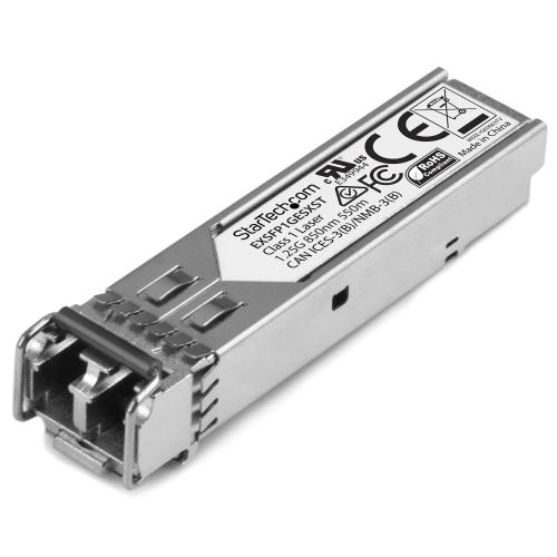 Transceiver Startech SFP 1.25GB EXSFP1GESXST, 850 nm, Multi-Mode, DDM, 550 m, Duplex LC
