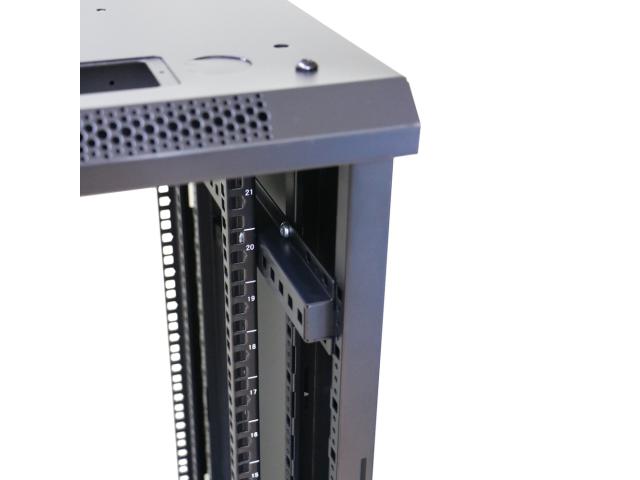 Rack Extralink EX.14381, 19inch, 22U, 600x600mm, Black
