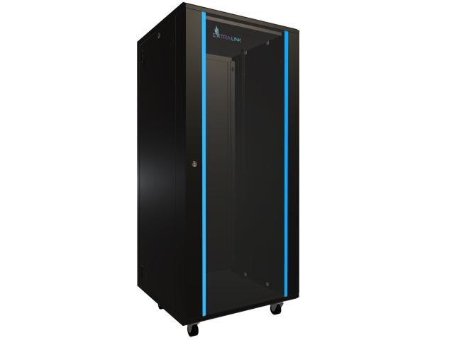 Rack Extralink EX.14749, 19inch, 27U, 600x600mm, Black