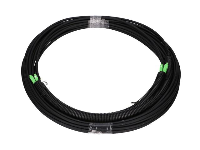 Extralink 2J SC/APC-SC/APC | Patchcord | Jednomodowy, Zewnętrzny, Duplex, G657A2, 25m