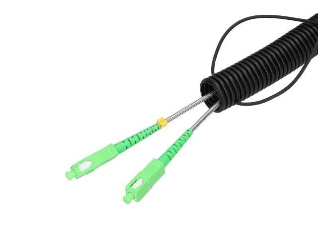 Extralink 2J SC/APC-SC/APC | Patchcord | Jednomodowy, Zewnętrzny, Duplex, G657A2, 25m