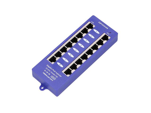 Injector PoE Extralink EX.6365, 12 - 57 V, 80 W, Blue