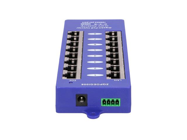 Injector PoE Extralink EX.6365, 12 - 57 V, 80 W, Blue